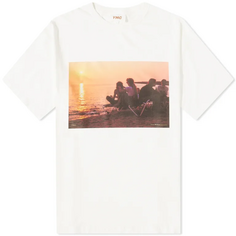 Футболка YMC Ibiza &apos;89 Sunset, белый