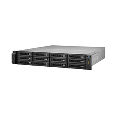 Серверное сетевое хранилище QNAP REXP-1200U-RP, 12 отсеков, без дисков, черный