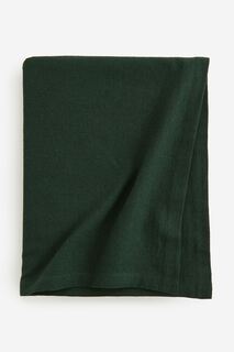 Скатерть H&amp;M Home Linen-blend, темно-зеленый