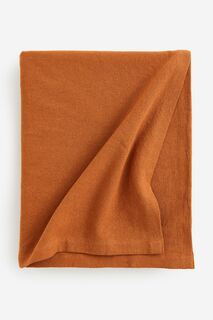 Скатерть H&amp;M Home Linen-blend, оранжевый