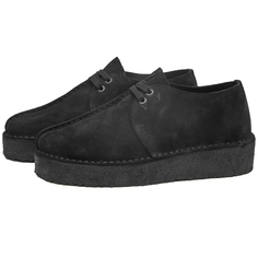 Ботинки Clarks Originals Trek Wedge, черный