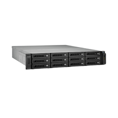 Серверное сетевое хранилище QNAP REXP-1220U-RP, 12 отсеков, без дисков, черный