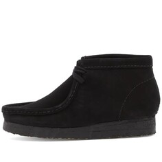 Ботинки Clarks Originals Wallabee, черный