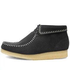 Ботинки Clarks Originals Wallabee Stitch, черный