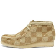 Ботинки Clarks Originals Wallabee, кленовая клетка