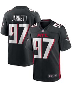 Мужская футболка grady jarrett black atlanta falcons game jersey Nike, черный