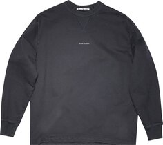 Толстовка Acne Studios Logo Sweatshirt &apos;Black&apos;, черный