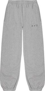Спортивные брюки Off-White Arrow Logo Slim Sweatpant &apos;Melange Grey&apos;, серый