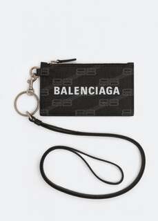 Картхолдер BALENCIAGA Cash card holder on keyring, принт