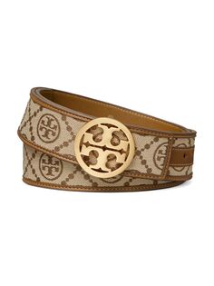 Жаккардовый ремень с монограммой T Tory Burch