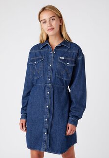 Джинсовое платье Wrangler, синий деним