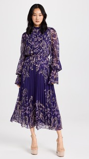 Платье Hemant and Nandita Viha Long, фиолетовый