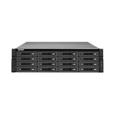 Серверное сетевое хранилище QNAP TS-1679U-RP, 16 отсеков, 4 ГБ, без дисков, черный