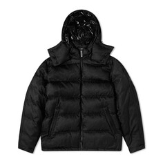 Пуховик Moncler Genius X Adidas Alpbach, черный