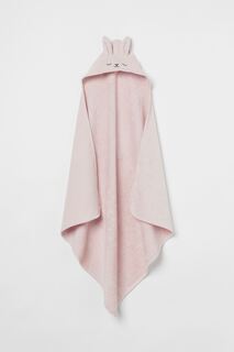 Банное полотенце H&amp;M Home Hooded Rabbit, светло-розовый