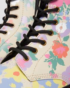 Кожаные ботинки на шнуровке Youth 1460 с цветочным принтом Dr. Martens