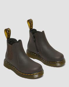 Кожаные ботинки челси Toddler 2976 Wildhorse Dr. Martens