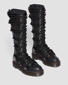 Кожаные сапоги до колена Daria 1b60 Bex на шнуровке Dr. Martens