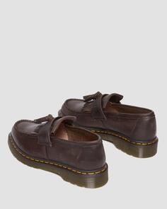 Кожаные лоферы с кисточками Adrian Crazy Horse Dr. Martens