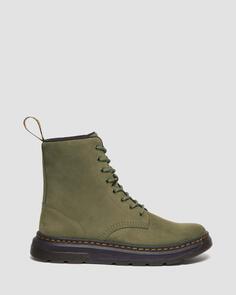 Кожаные повседневные ботинки Crewson из нубука Dr. Martens