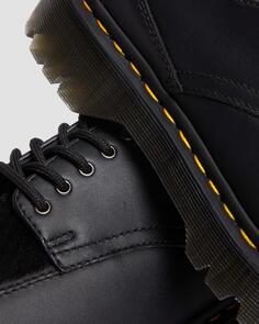 Туфли из кожи и волос с квадратным носком 5 Eyes Bex Dr. Martens