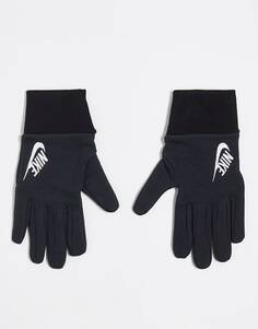 Черные флисовые женские перчатки Nike Club
