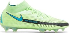 Бутсы Nike Phantom GT Elite DF FG &apos;Lime Glow&apos;, зеленый