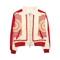 Куртка Rhude Casino Jacket &apos;White&apos;, белый