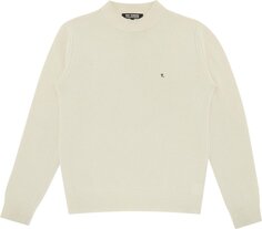 Свитер Vintage Raf Simons Wool Knit R Embroidery Mockneck Sweater &apos;Cream&apos;, кремовый