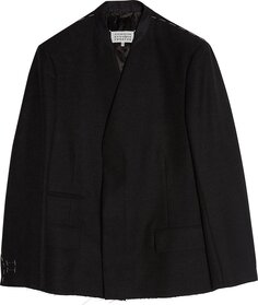 Куртка Maison Margiela Collarless Jacket &apos;Black&apos;, черный