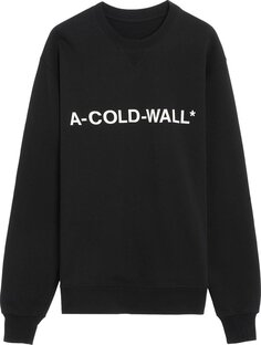 Толстовка A-Cold-Wall* Essential Logo Crewneck &apos;Black&apos;, черный