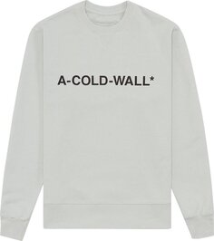 Толстовка A-Cold-Wall* Essential Logo Crewneck &apos;Mid Grey&apos;, серый