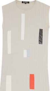 Топ Vintage Raf Simons Patchwork Sleeveless Top &apos;Beige&apos;, кремовый