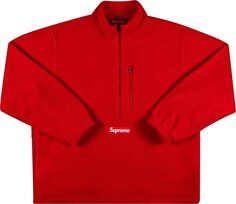Пуловер Supreme x Polartec Half Zip Pullover &apos;Red&apos;, красный