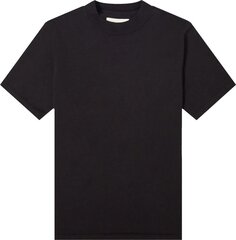 Футболка Les Tien Mock Neck Tee &apos;Jet Black&apos;, черный