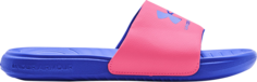 Сандалии Under Armour Wmns Ansa Fixed Slides Pink Punk Versa Blue, розовый