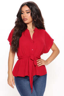 Блузка Fashion Nova T71168, красный