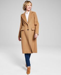 Женское однобортное пальто миниатюрного размера Michael Kors