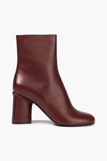 Кожаные ботильоны Joy 85 FERRAGAMO, мерло