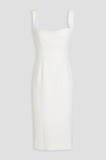 Платье из эластичного крепа VICTORIA BECKHAM, белый