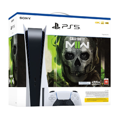 Игровая консоль Sony Playstation 5 Standard Edition Call of Duty Modern Warfare II Bundle, 825 ГБ, белый