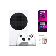 Игровая консоль Microsoft Xbox Series S + Fortnite + Rocket League + Microsoft 365 Personal, 512GB, белый