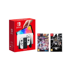 Игровая консоль Nintendo Switch OLED, White Joy-Con + SNK HEROENS + THE WORLD END WITH YOU, 64 ГБ, белый