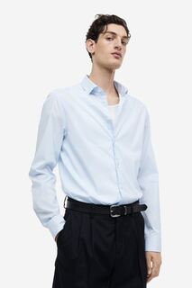Эластичная рубашка приталенного кроя H&amp;M H&M