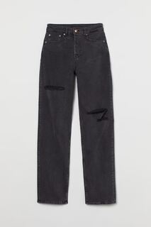 Прямые высокие джинсы 90-х годов H&amp;M H&M