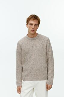 Пупырчатый свитер из шерсти и альпаки ARKET