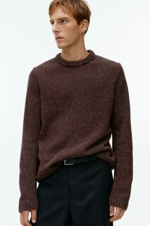 Пупырчатый свитер из шерсти и альпаки ARKET