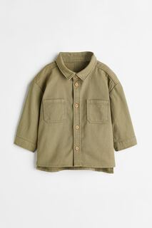 Пиджак-рубашка из хлопкового твила H&amp;M H&M