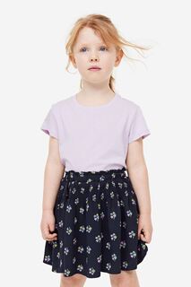 Короткая юбка с цветочным принтом H&amp;M H&M