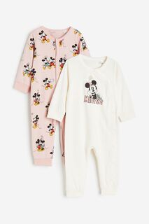 2 пижамы с принтом H&amp;M H&M